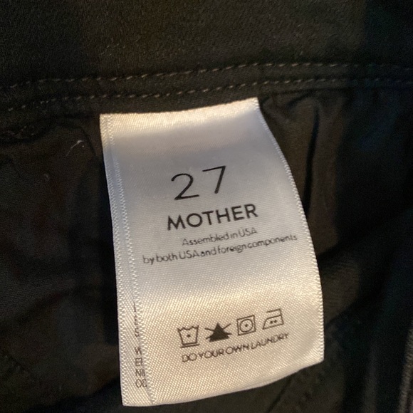 MOTHER TIE BACK HUSTLER ANKLE FRAY JUMPSUIT in NOT GUILTY - Picture 6 of 6